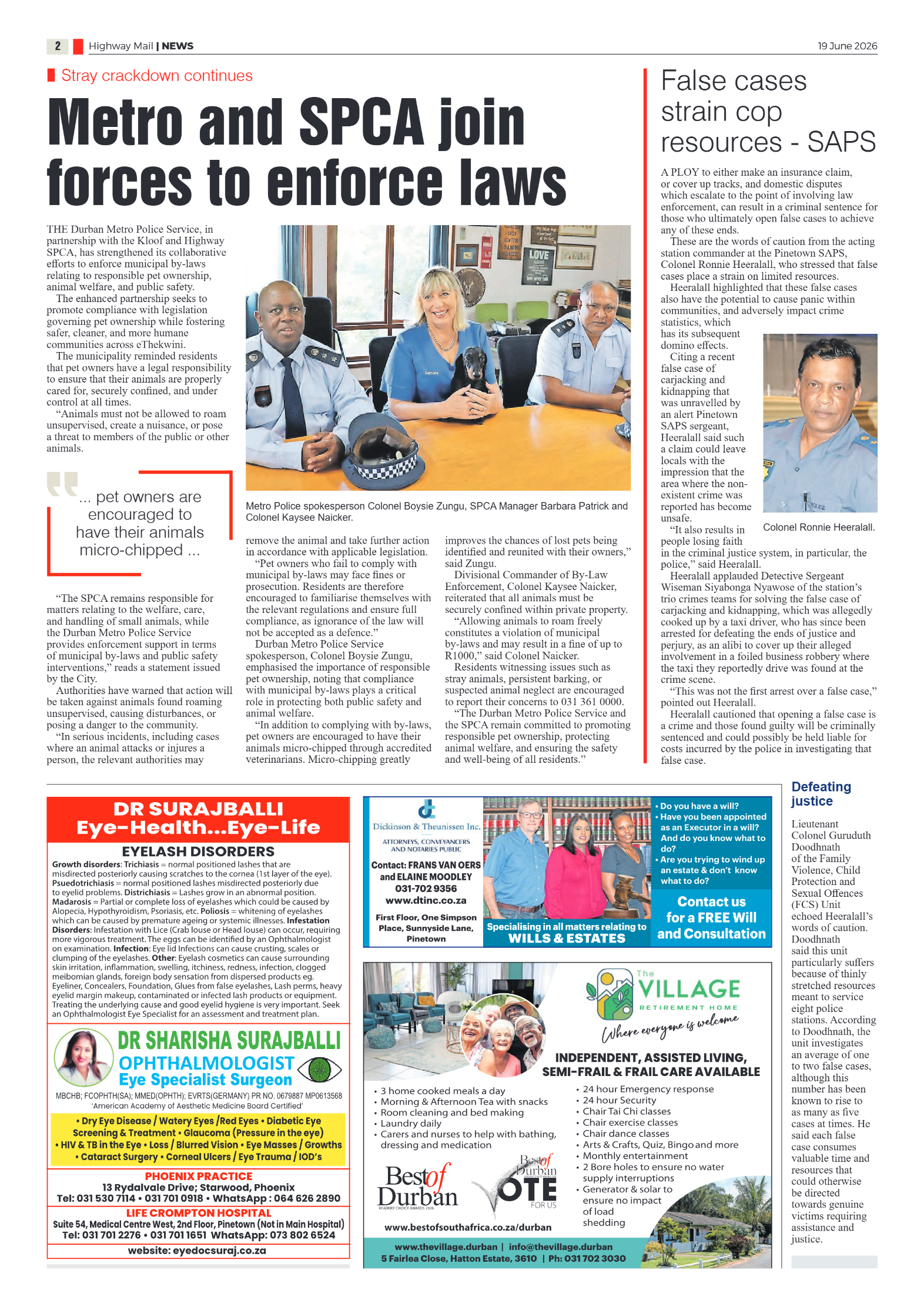 Highway Mail 19 June 2026 page 2