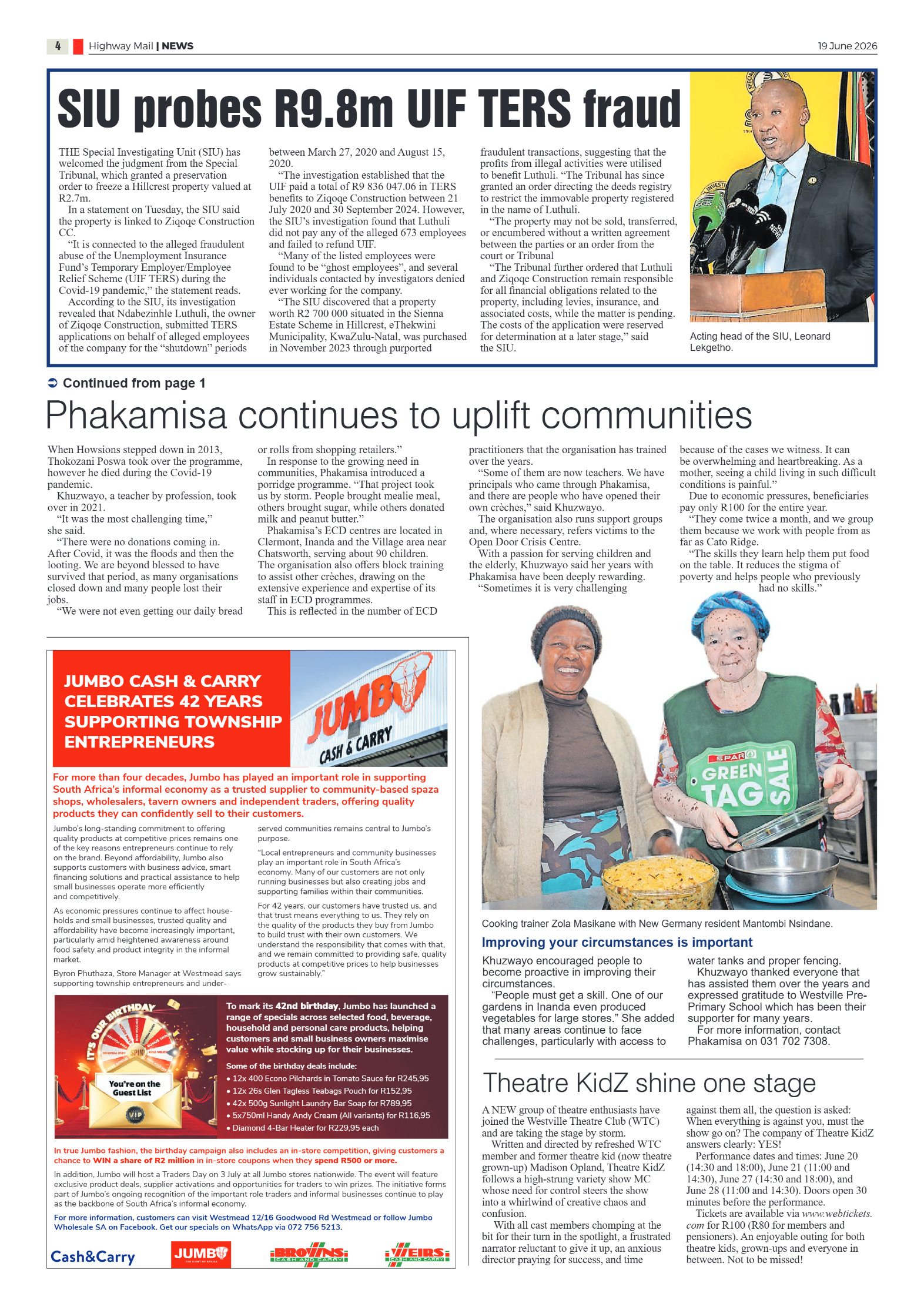 Highway Mail 19 June 2026 page 4