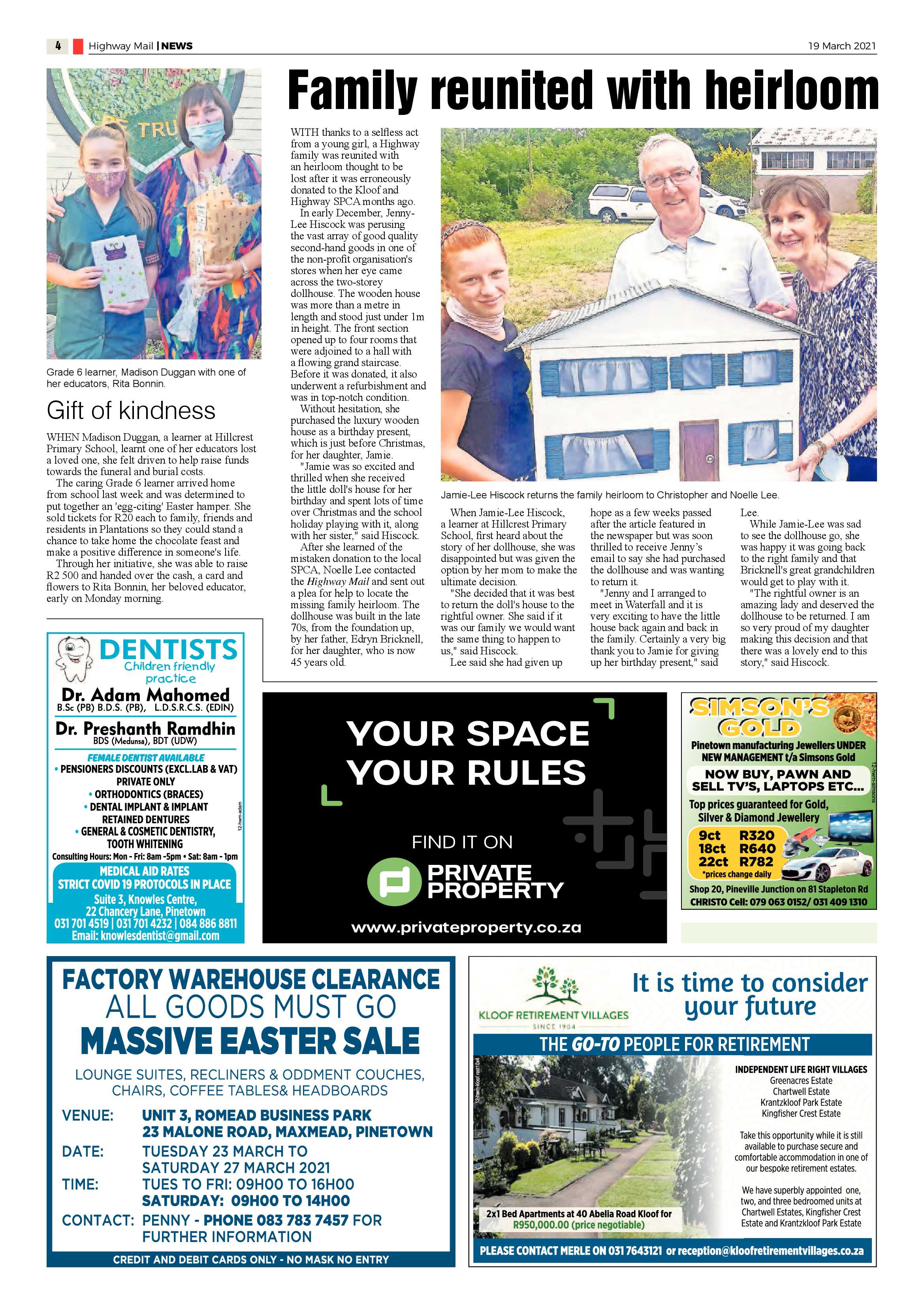 Highway Mail 19 March 2021 page 4