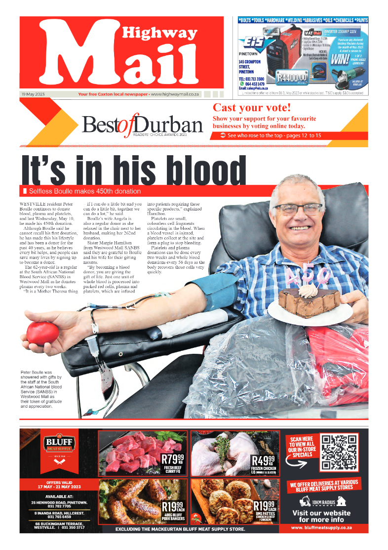 Highway Mail 19 May 2023 page 1