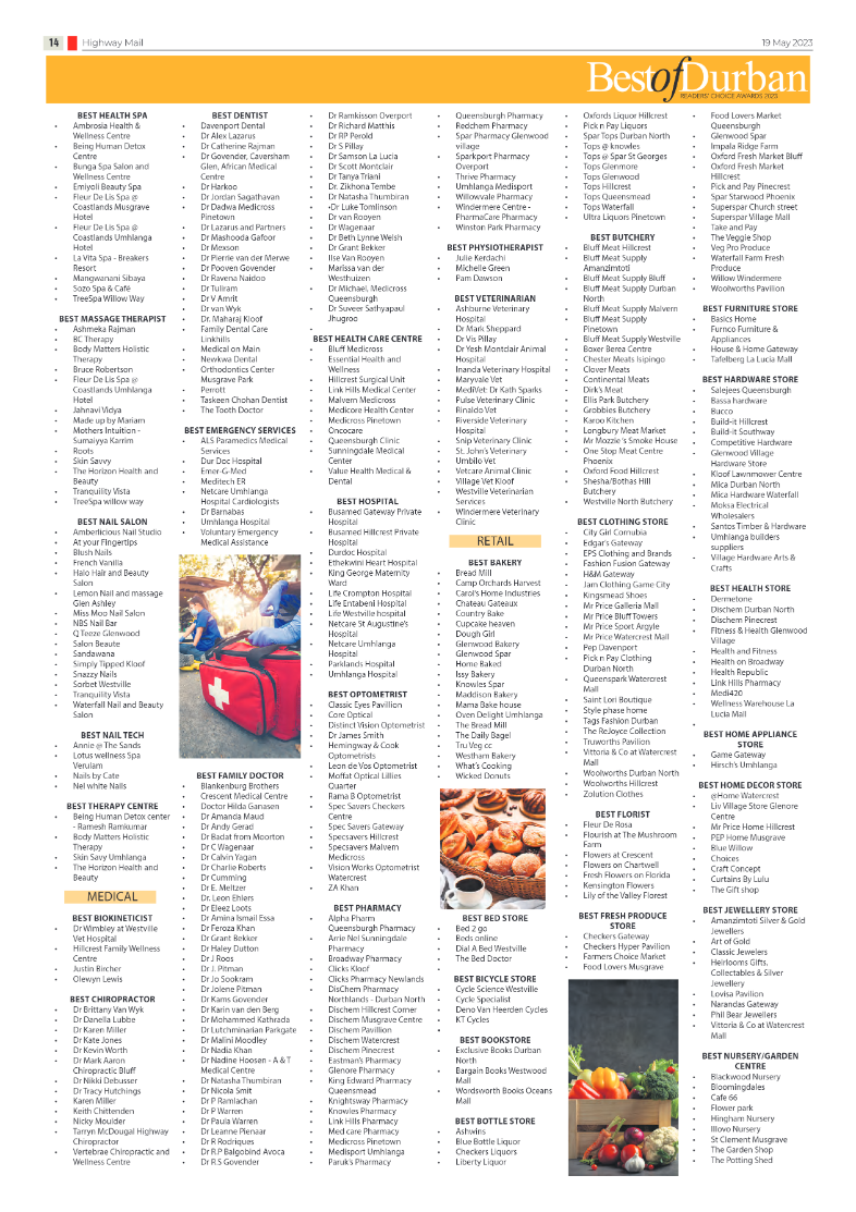 Highway Mail 19 May 2023 page 14