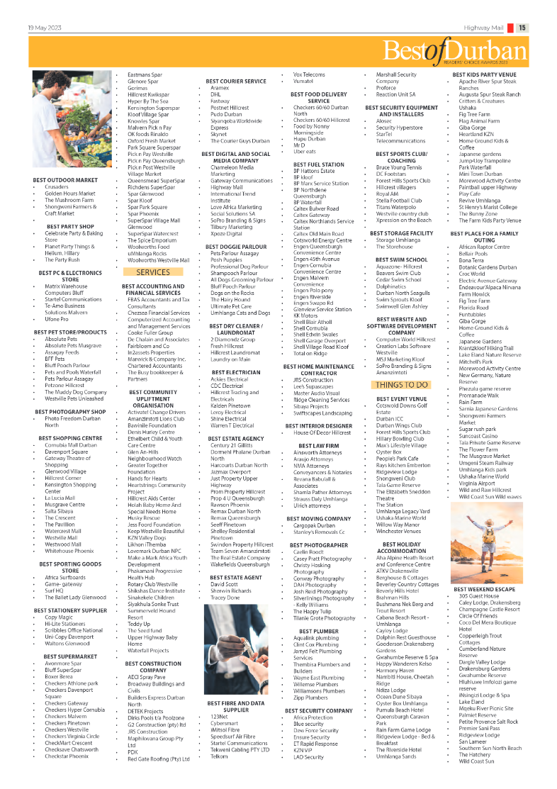 Highway Mail 19 May 2023 page 15