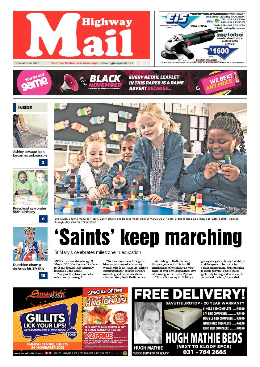 Highway Mail 19 November 2021 page 1
