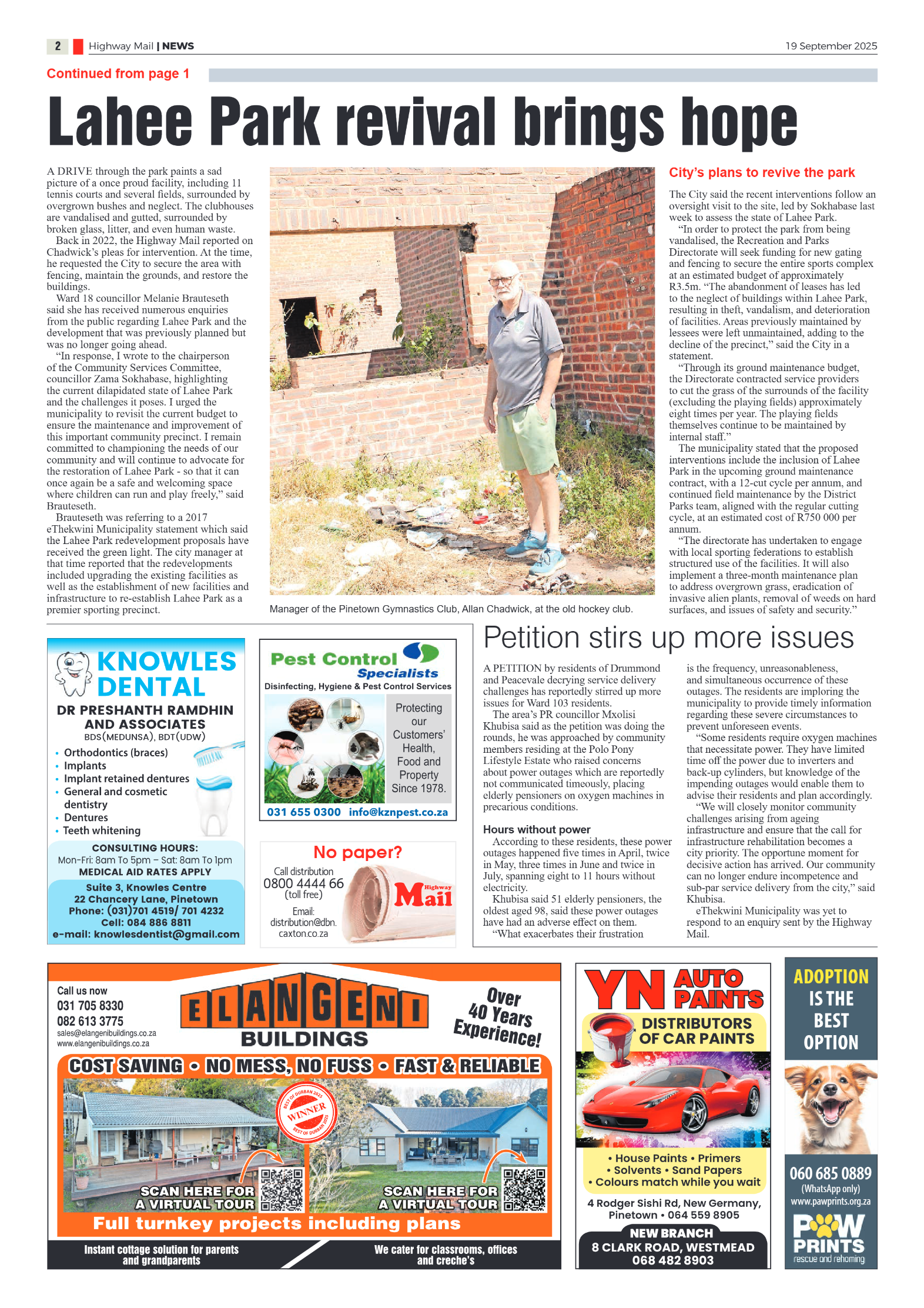 Highway Mail 19 September 2025 page 2