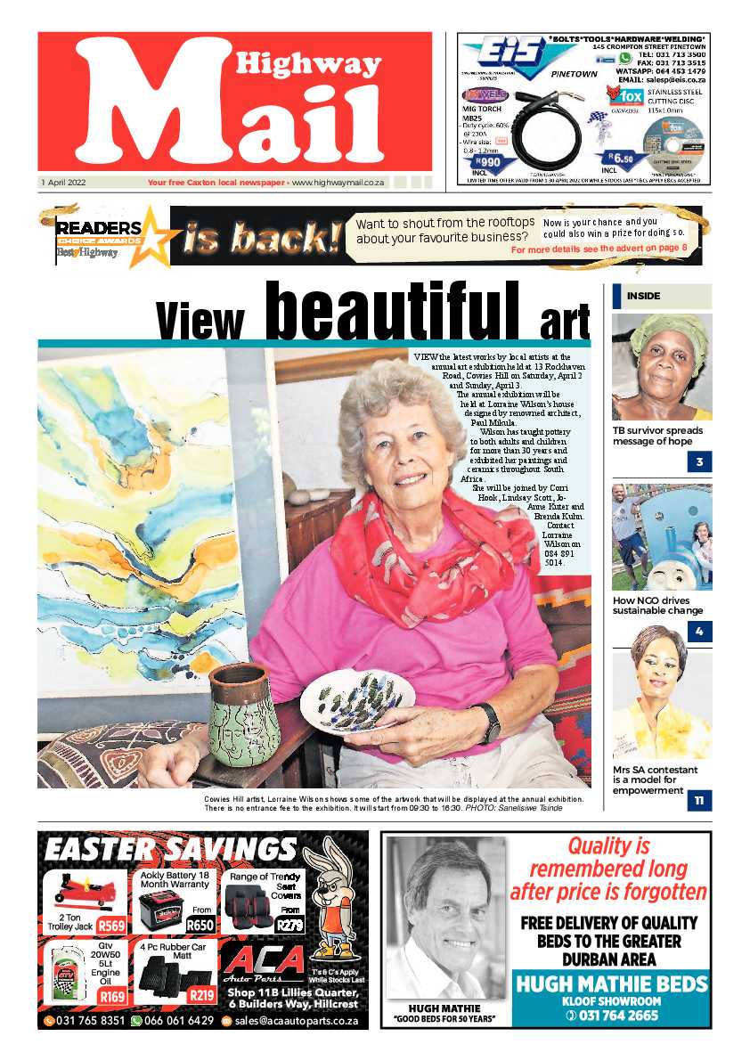 Highway Mail 1 April 2022 page 1