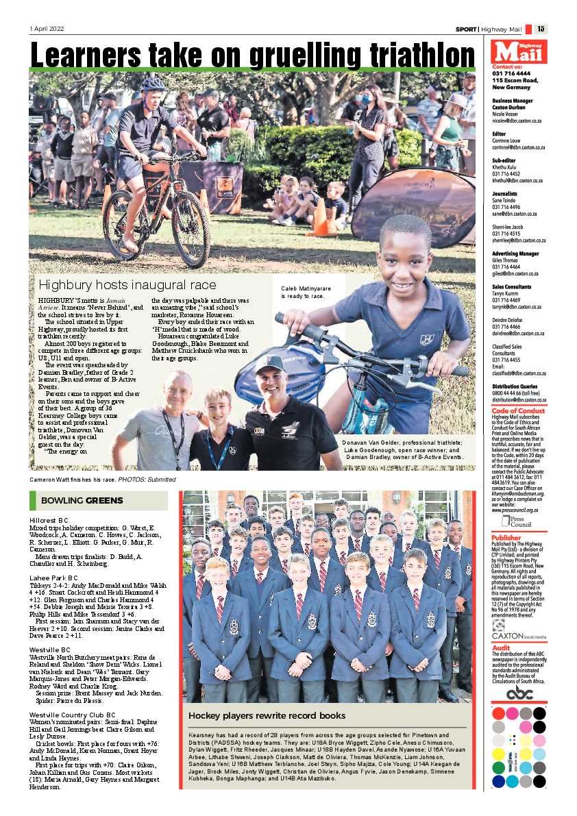 Highway Mail 1 April 2022 page 15