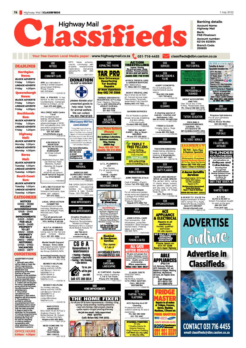 Highway Mail 1 July 2022 page 14