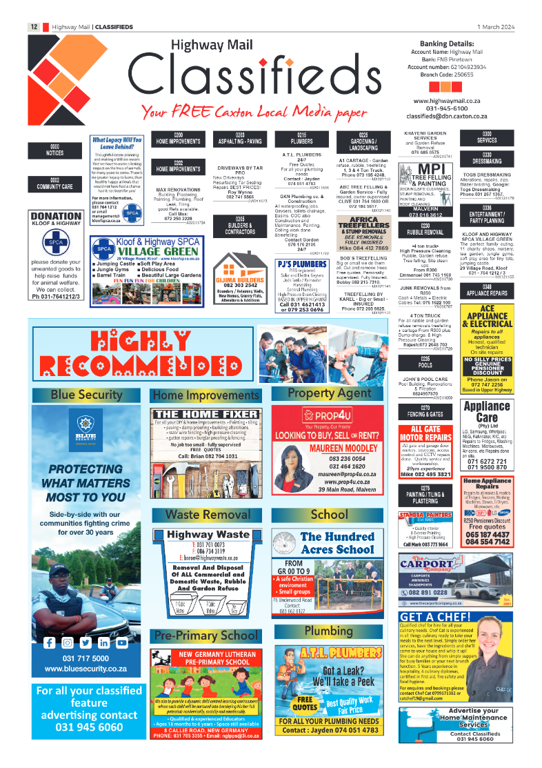 Highway Mail 1 March 2024 page 12