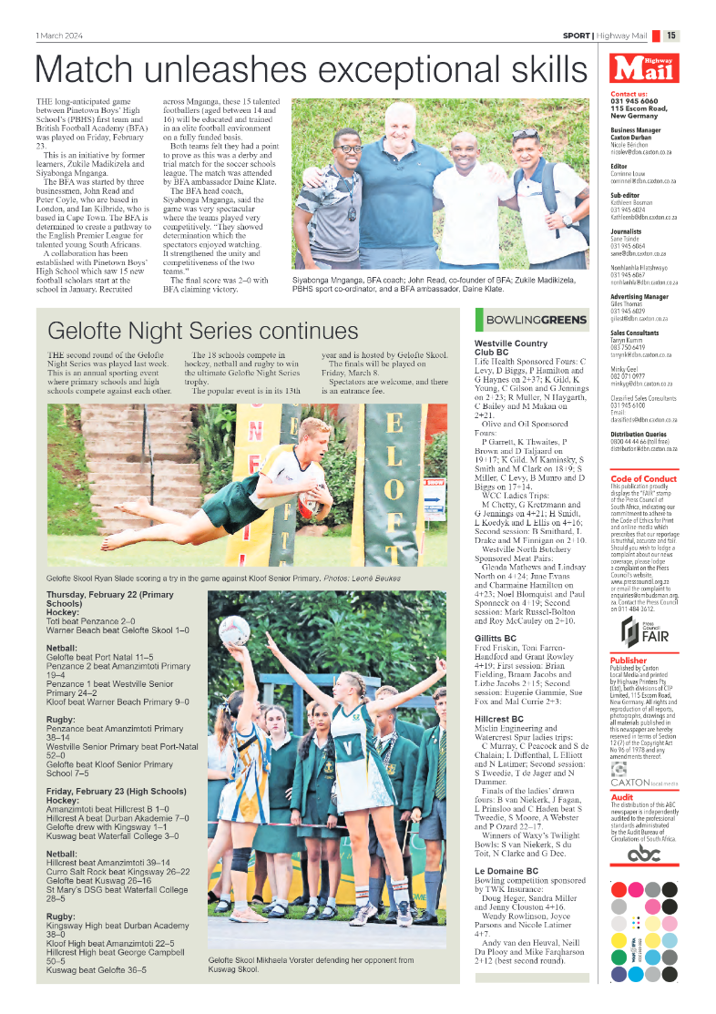 Highway Mail 1 March 2024 page 15