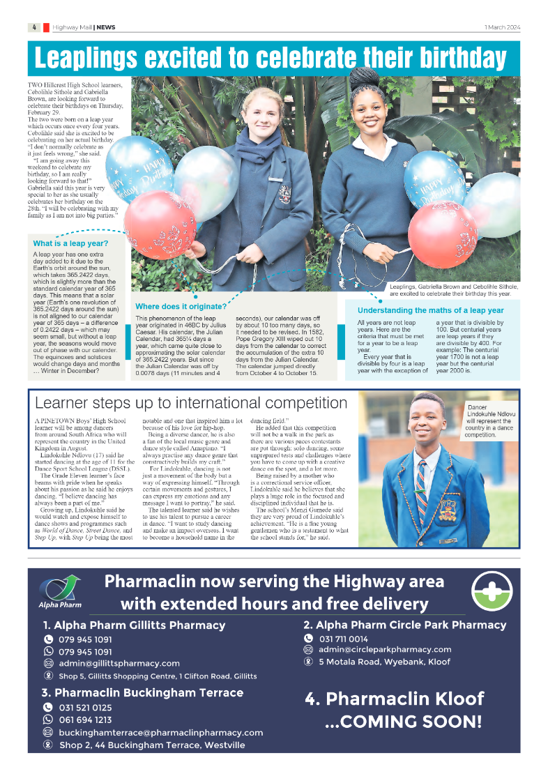 Highway Mail 1 March 2024 page 4