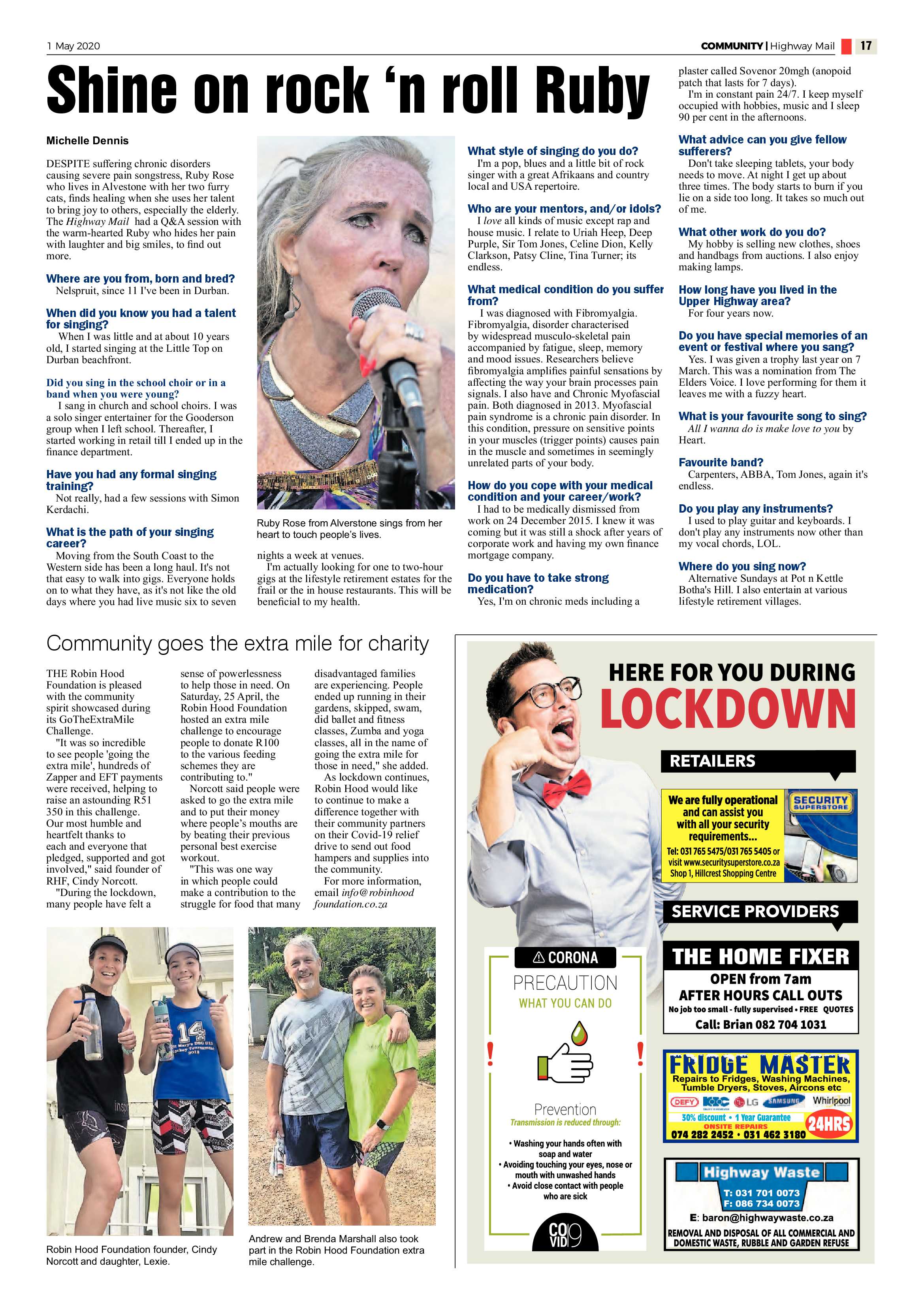 Highway Mail 1 May 2020 page 19