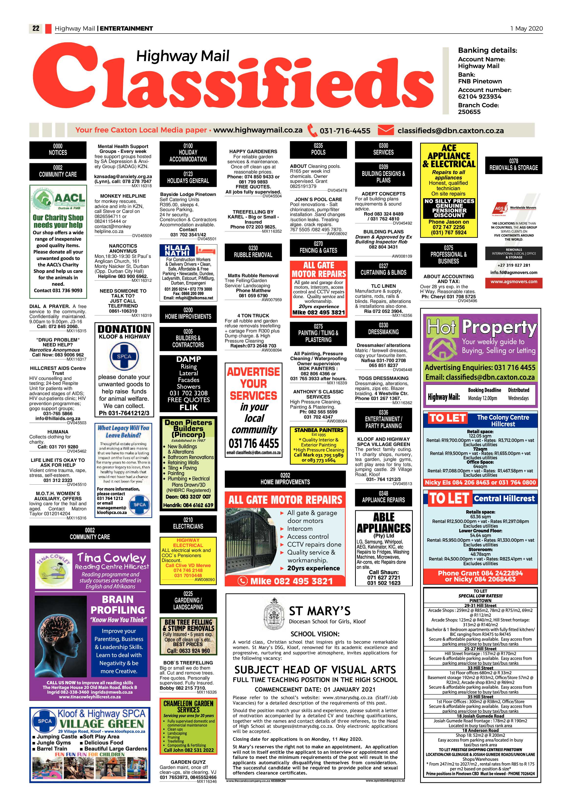Highway Mail 1 May 2020 page 24