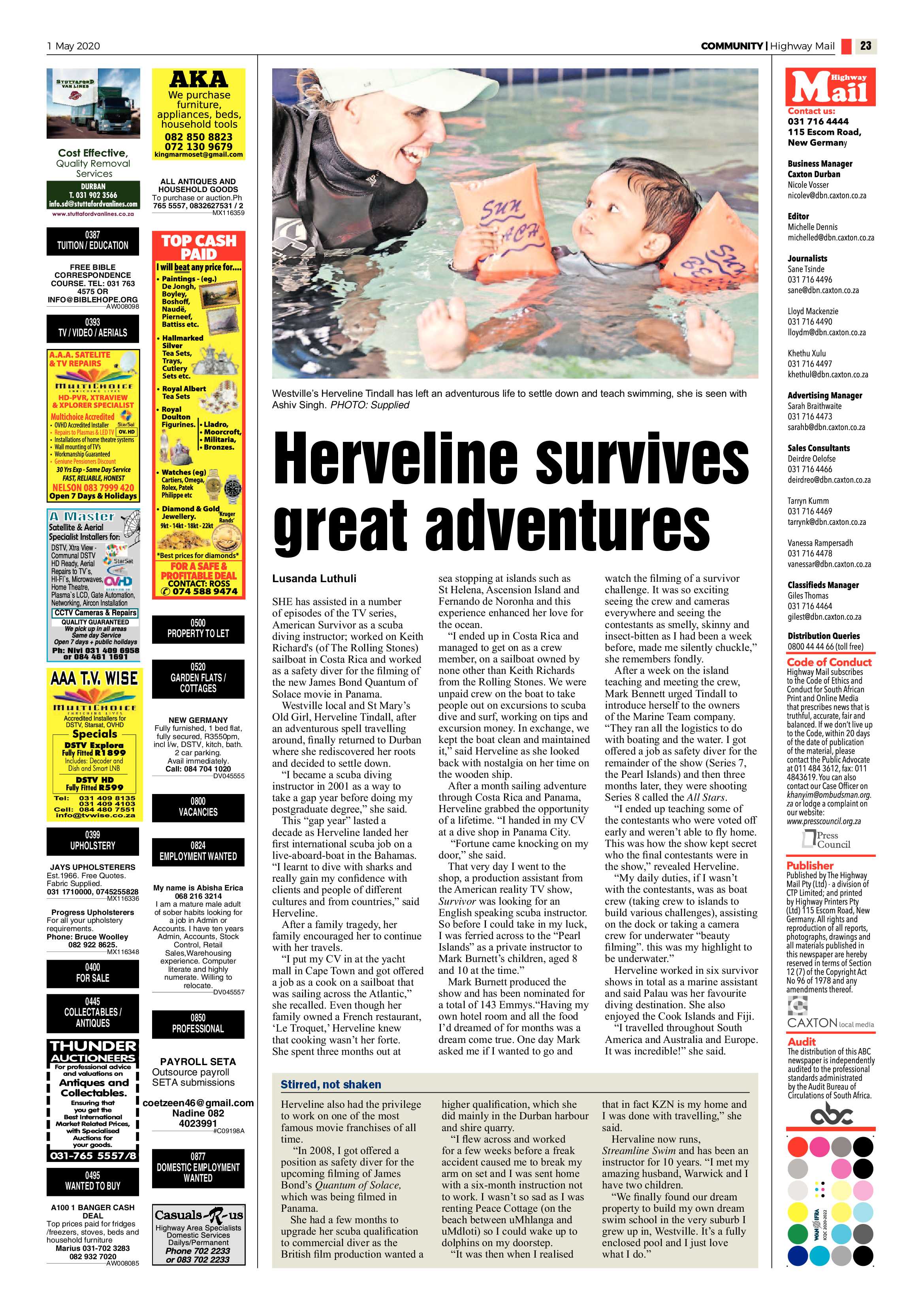 Highway Mail 1 May 2020 page 25