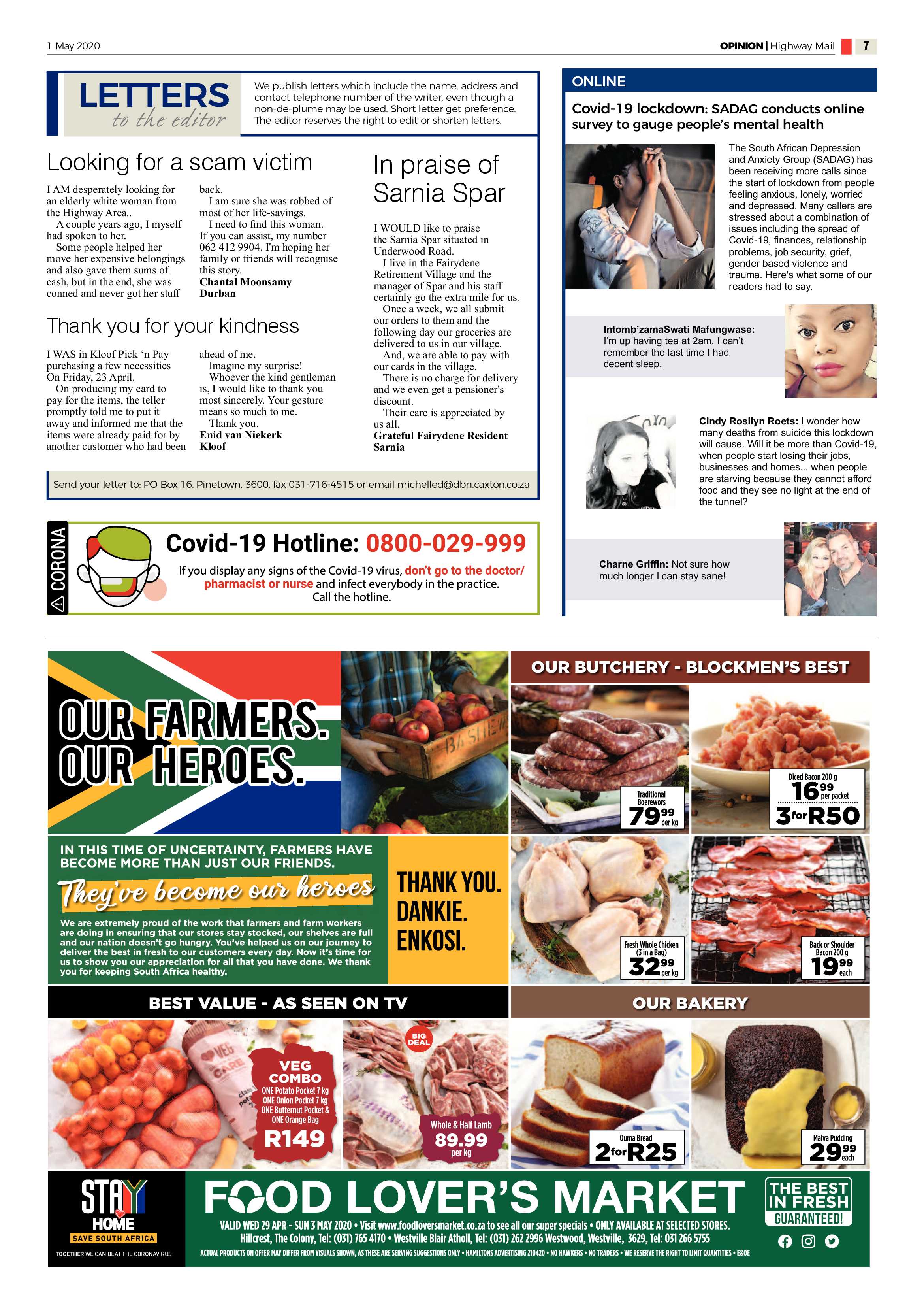 Highway Mail 1 May 2020 page 9