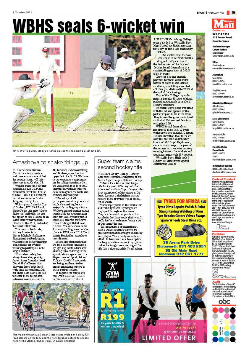 Highway Mail 1 October 2021 page 19