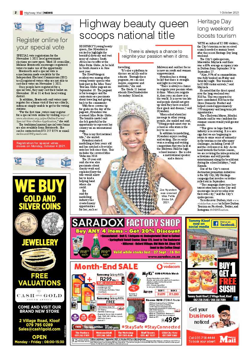 Highway Mail 1 October 2021 page 2