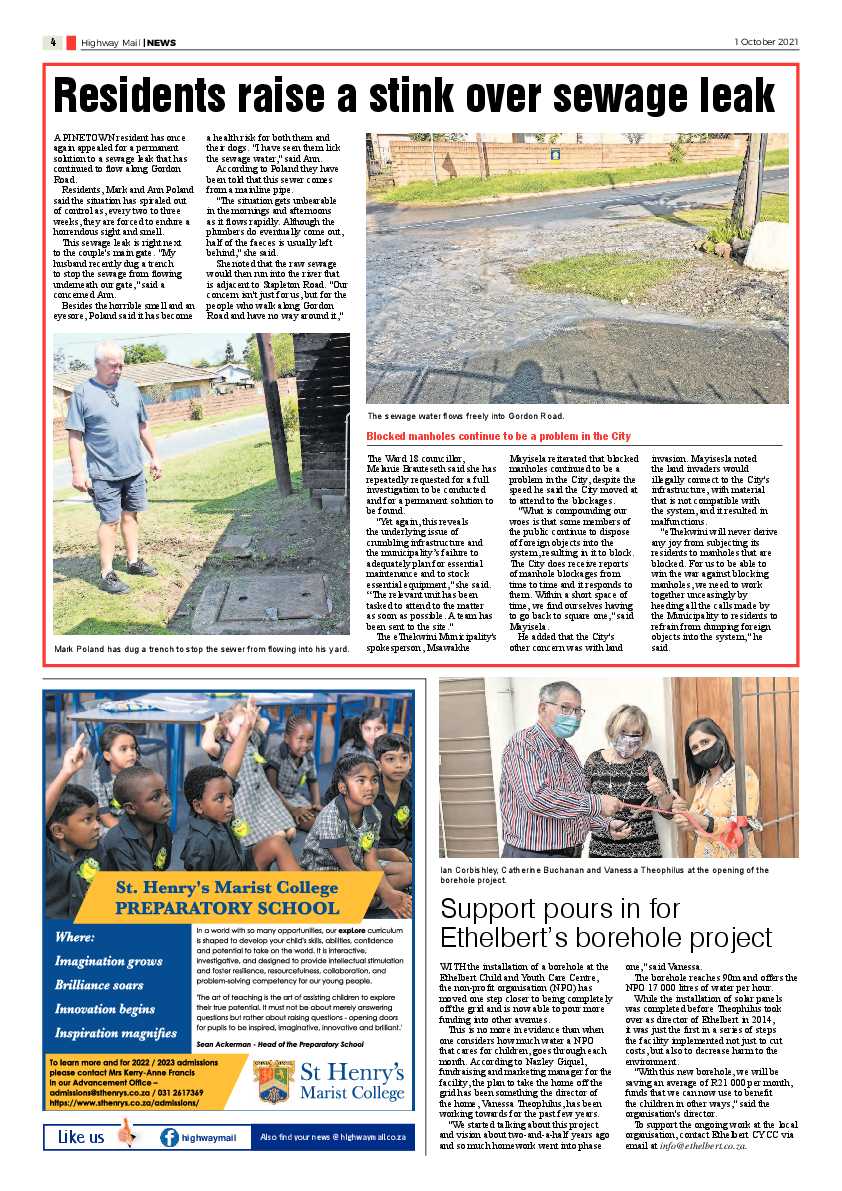Highway Mail 1 October 2021 page 4