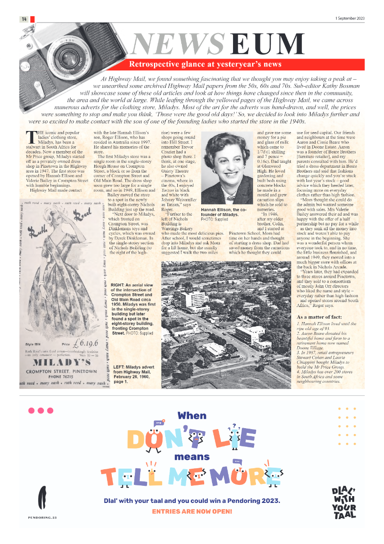 Highway Mail 1 September 2023 page 13