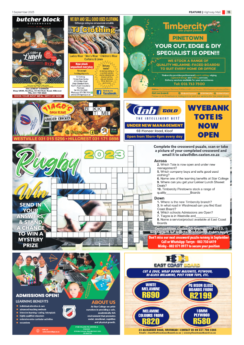 Highway Mail 1 September 2023 page 14