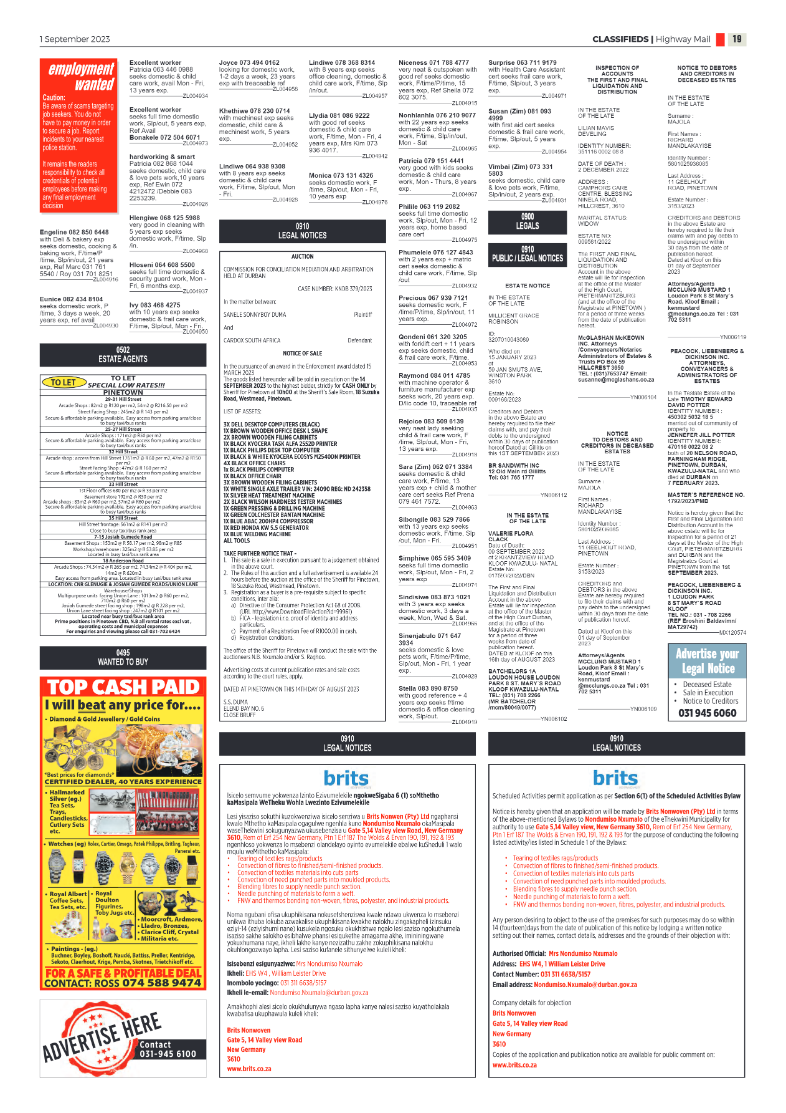 Highway Mail 1 September 2023 page 18