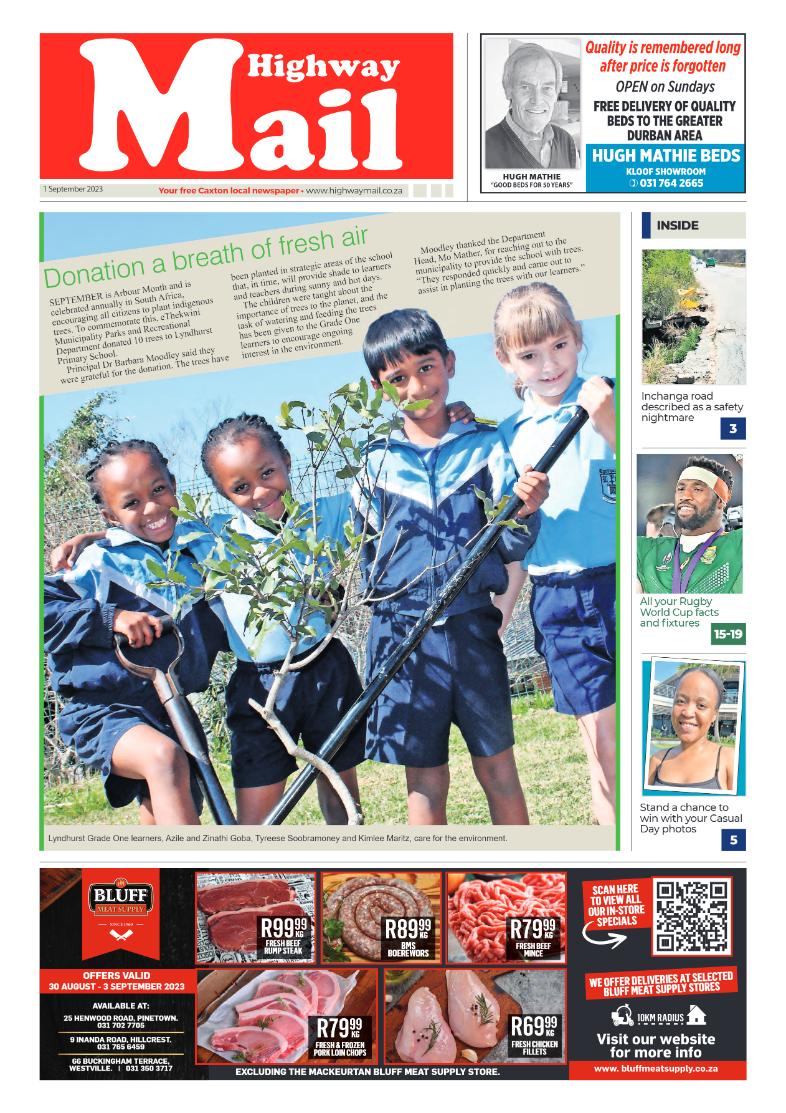 Highway Mail 1 September 2023 page 1