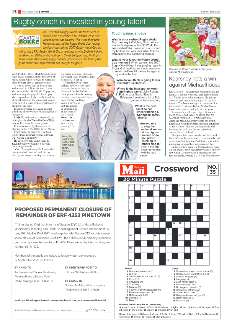 Highway Mail 1 September 2023 page 16
