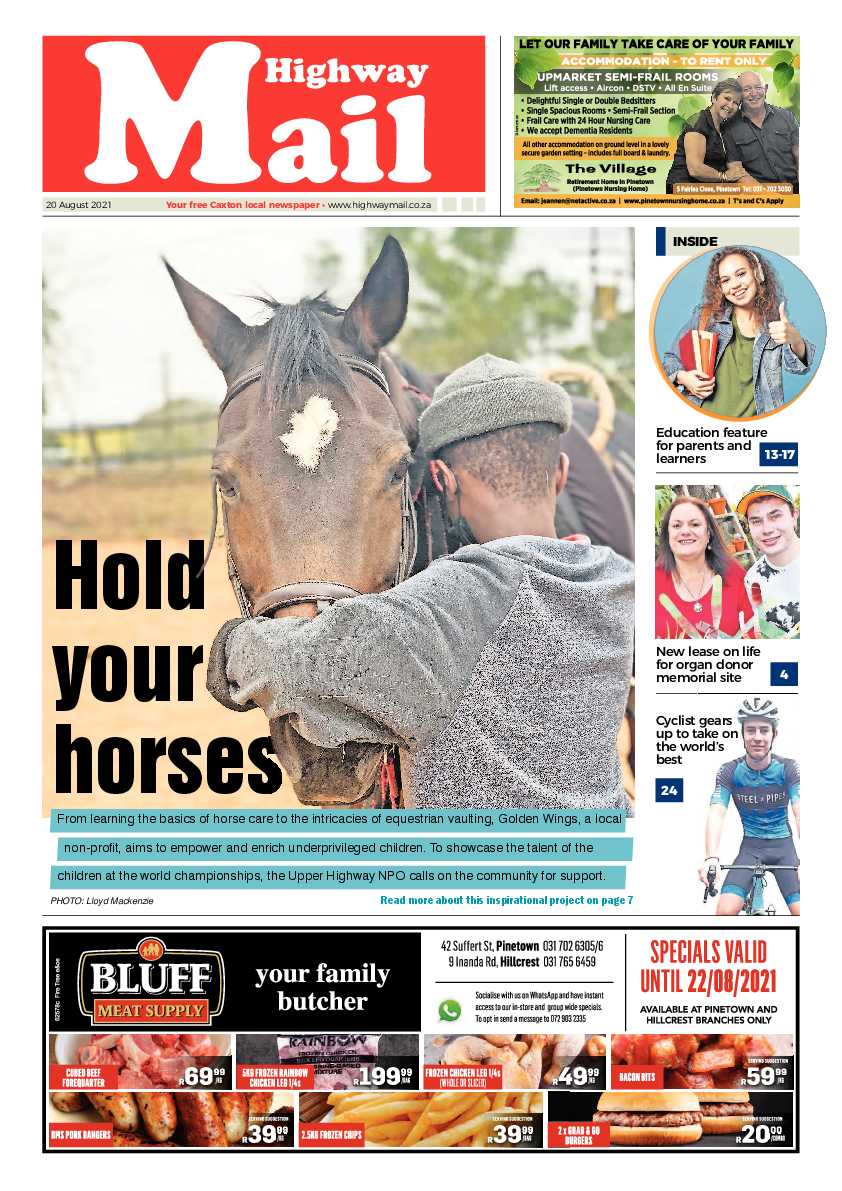 Highway Mail 20 August 2021 page 1