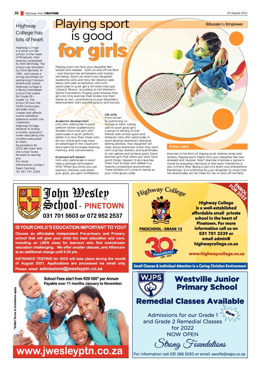 Highway Mail 20 August 2021 page 14