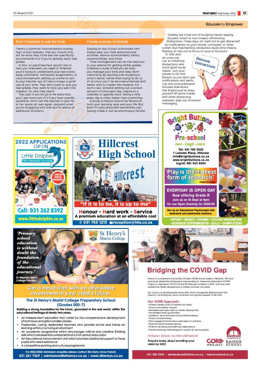 Highway Mail 20 August 2021 page 17