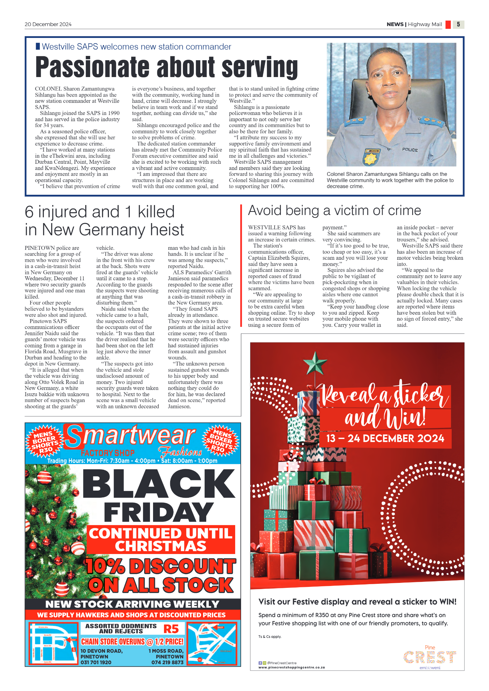 Highway Mail 20 December 2024 page 5