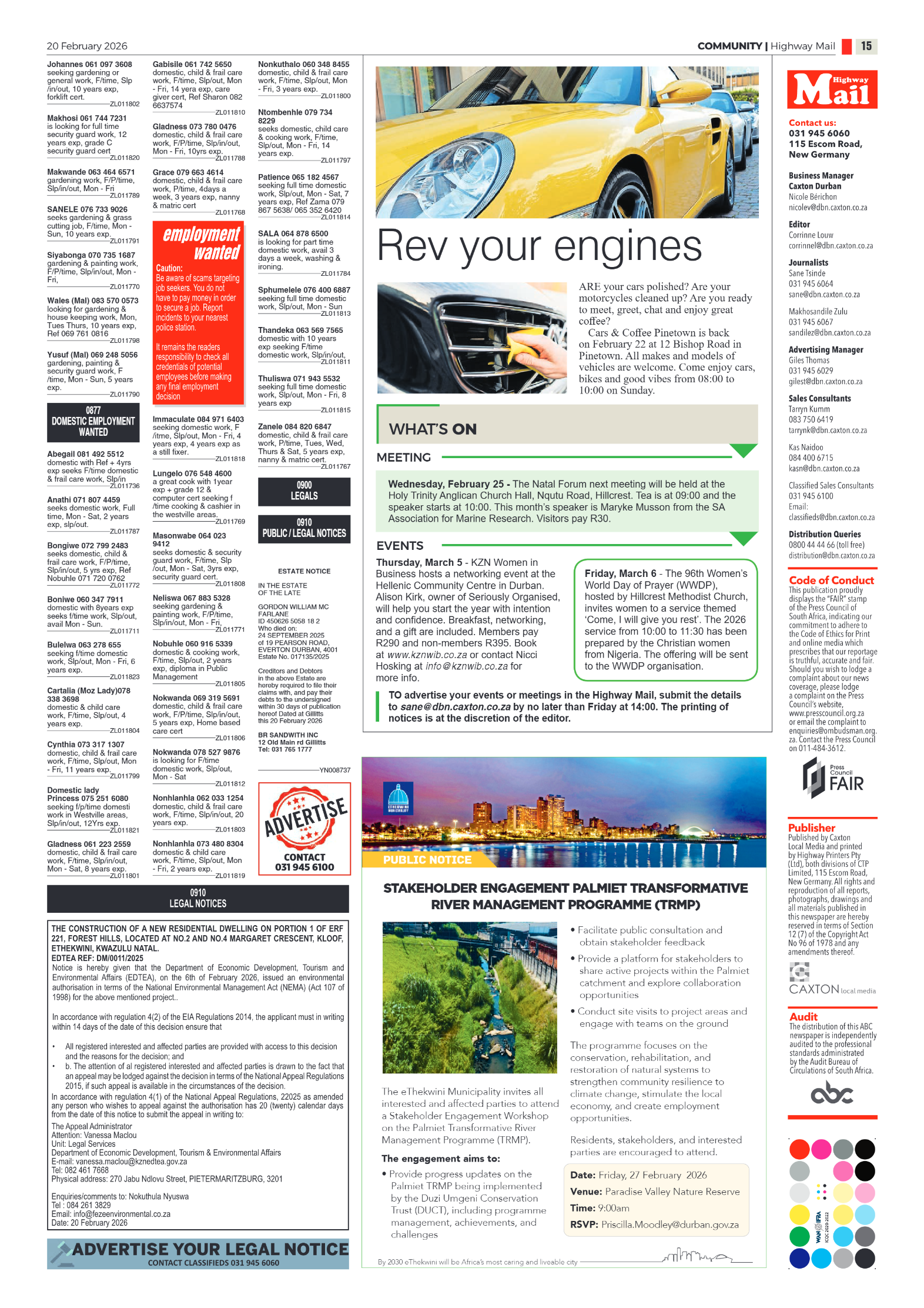 Highway Mail 20 February 2026 page 15