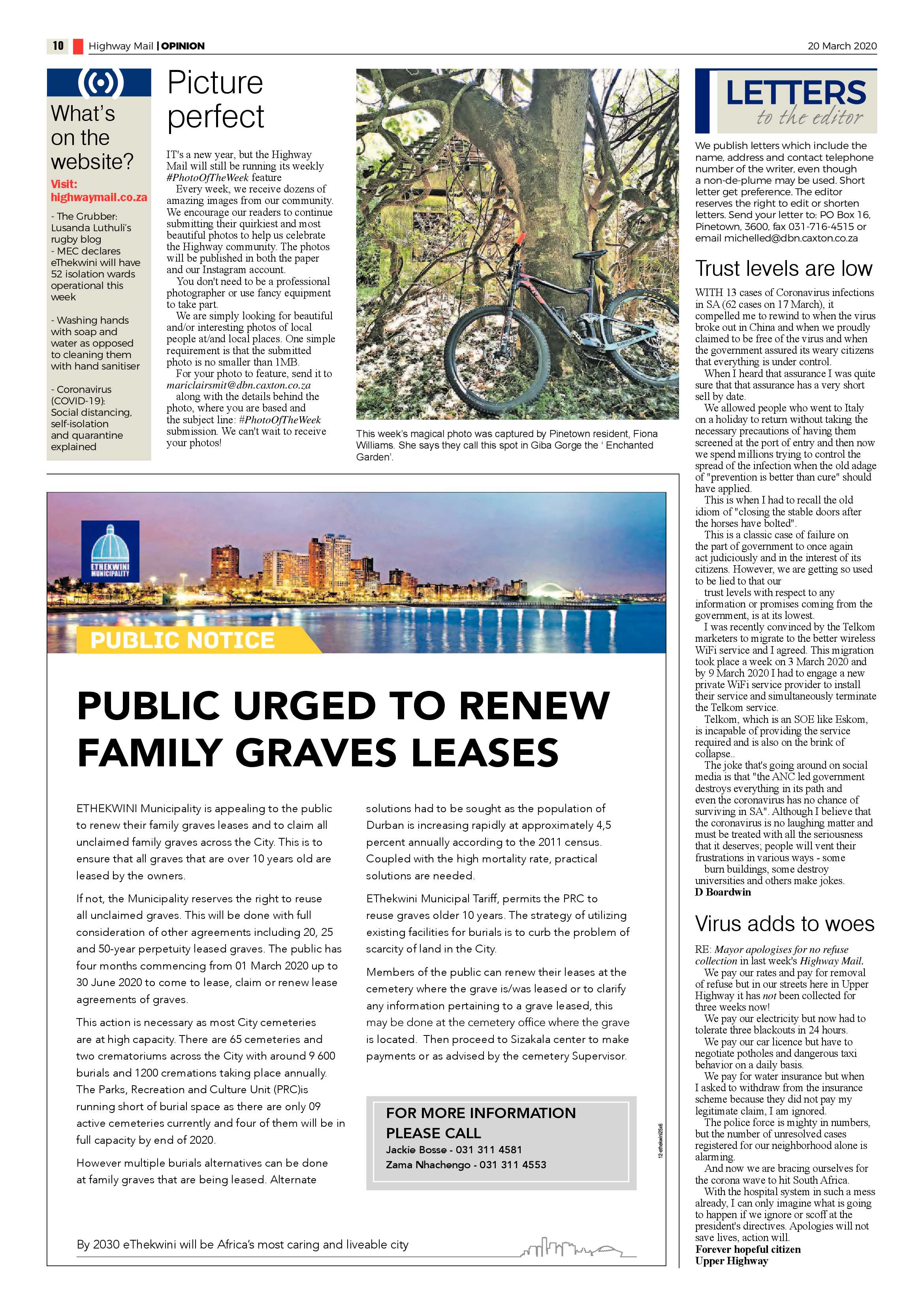 Highway Mail 20 March 2020 page 10