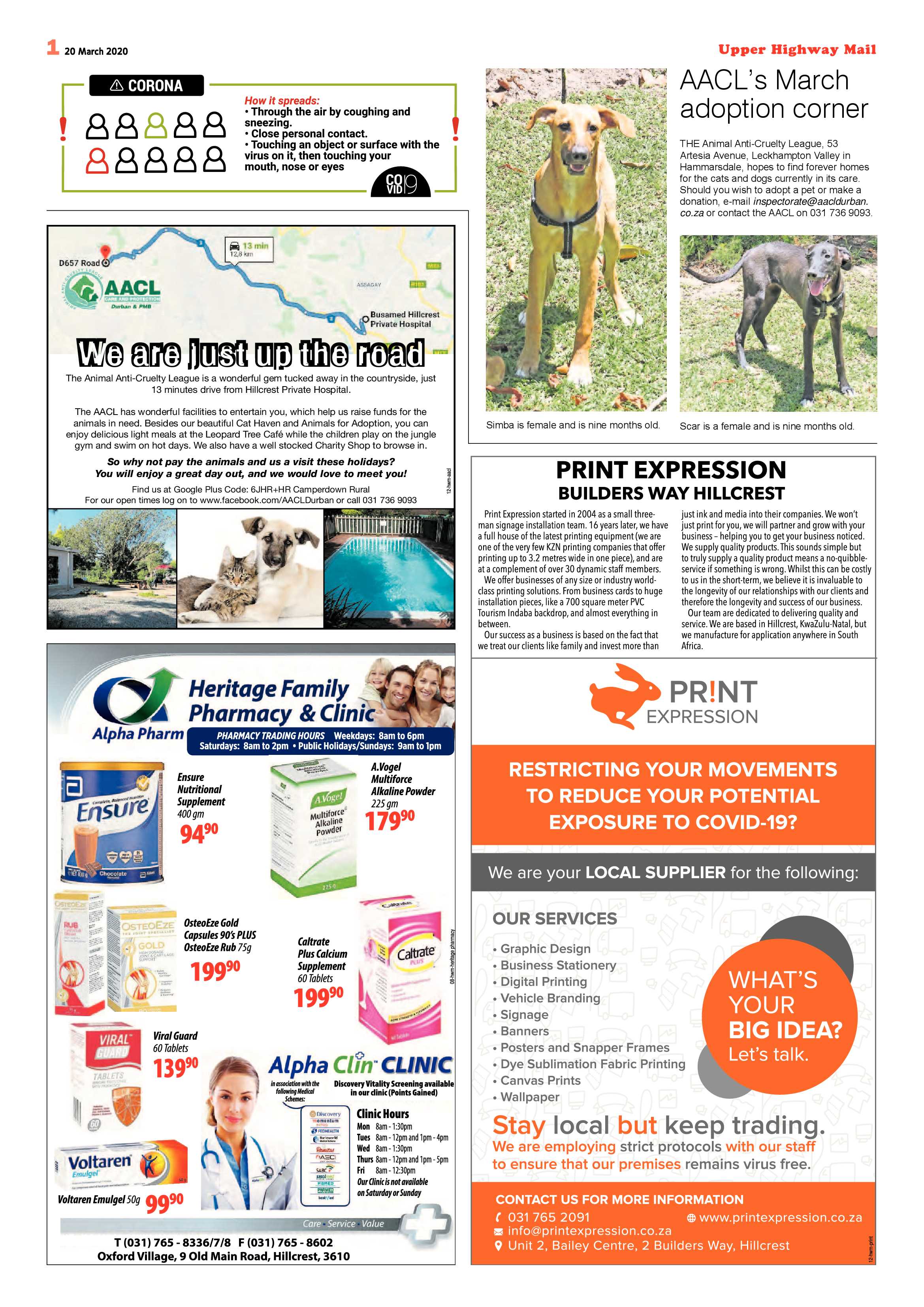 Highway Mail 20 March 2020 page 18