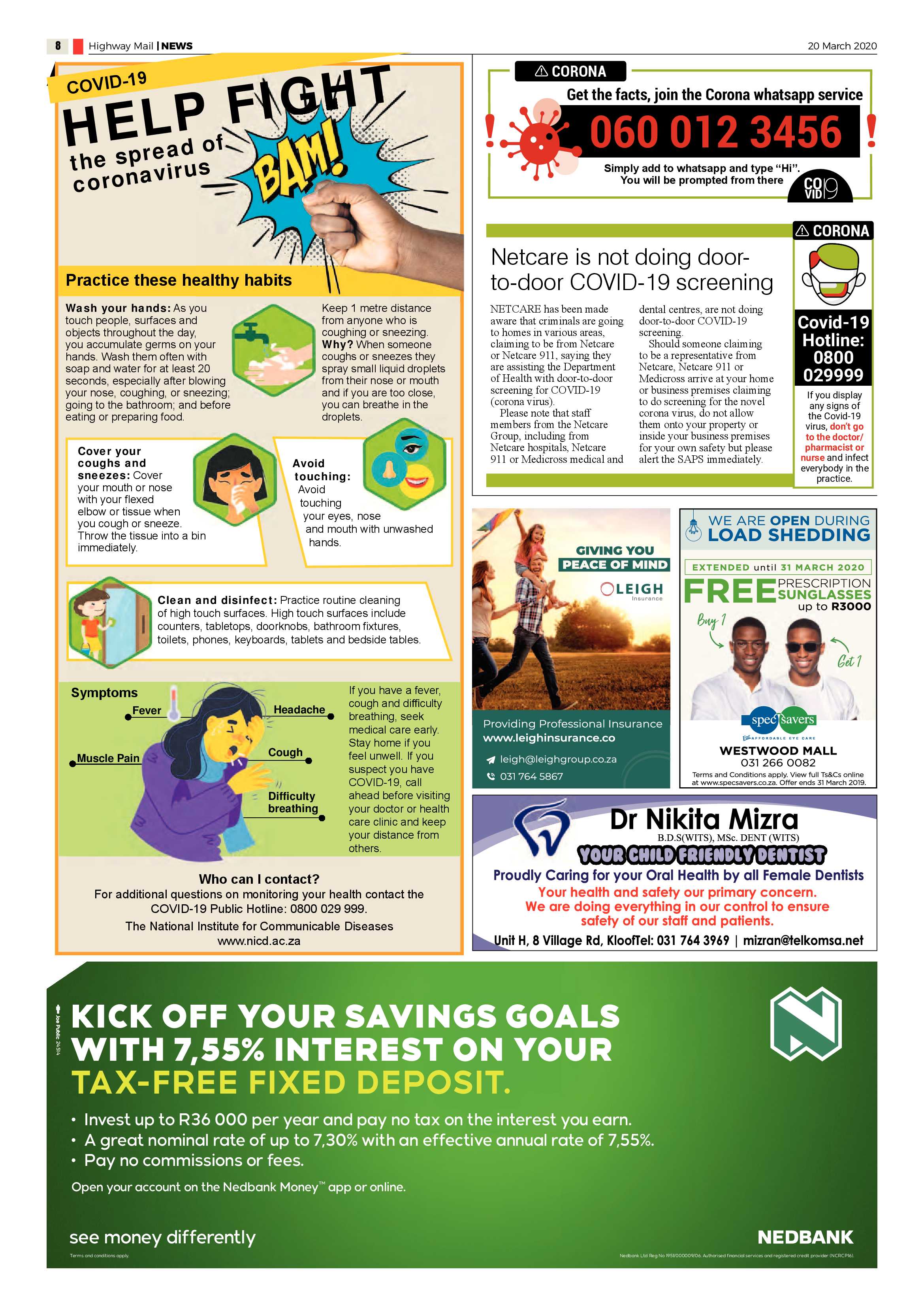 Highway Mail 20 March 2020 page 8