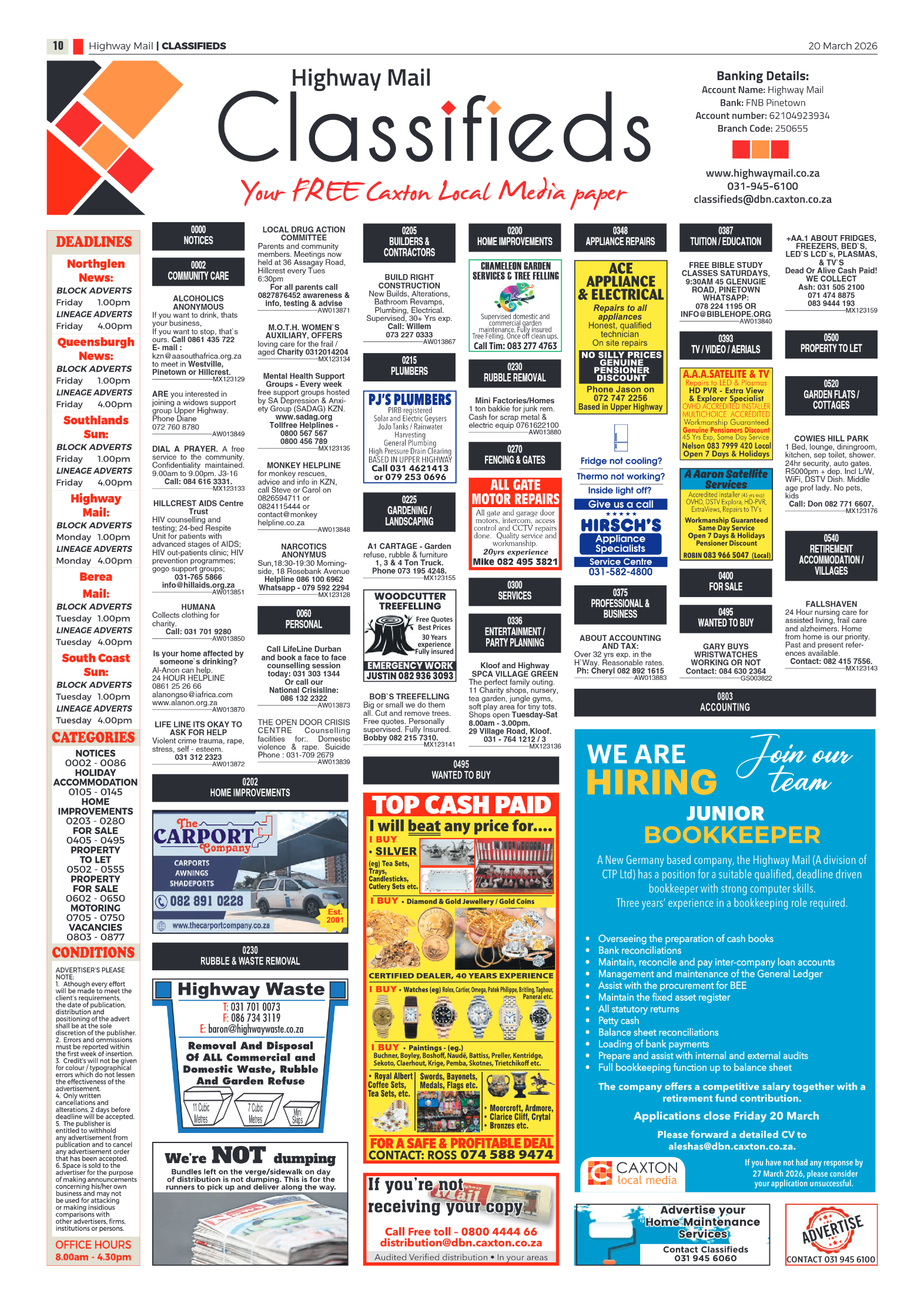 Highway Mail 20 March 2026 page 10