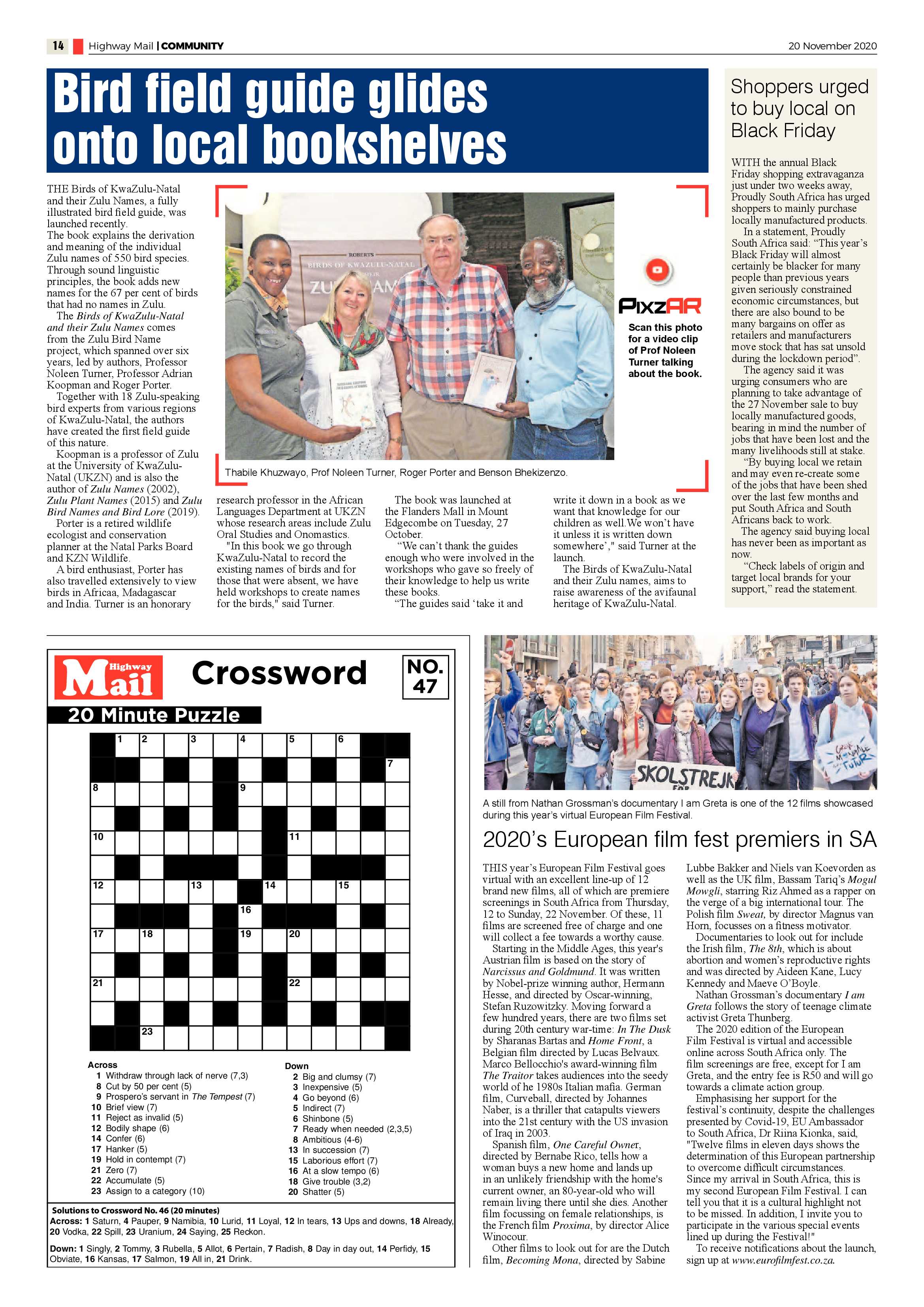 Highway Mail 20 November 2020 page 14