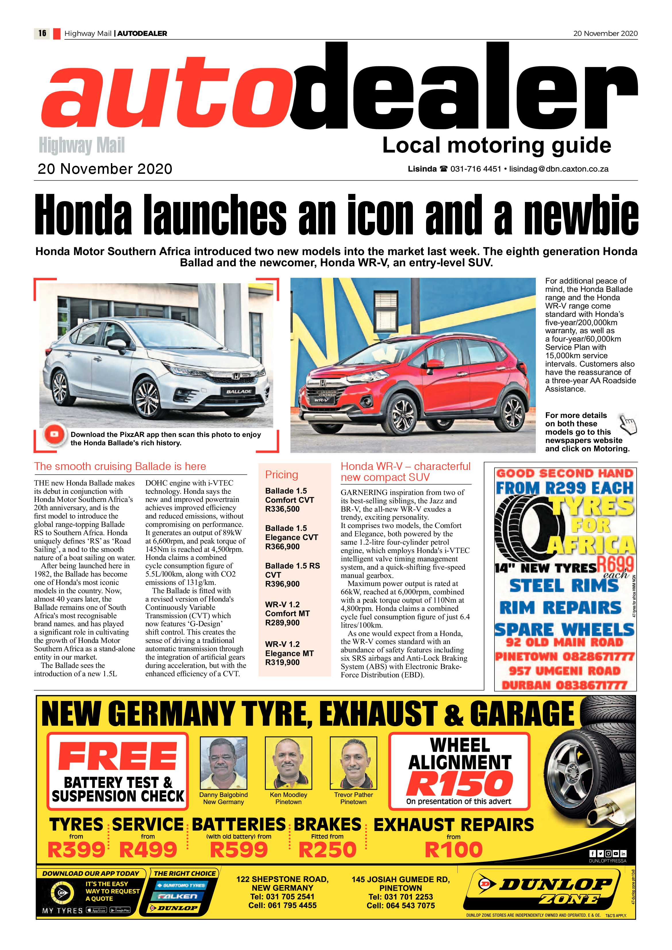 Highway Mail 20 November 2020 page 16
