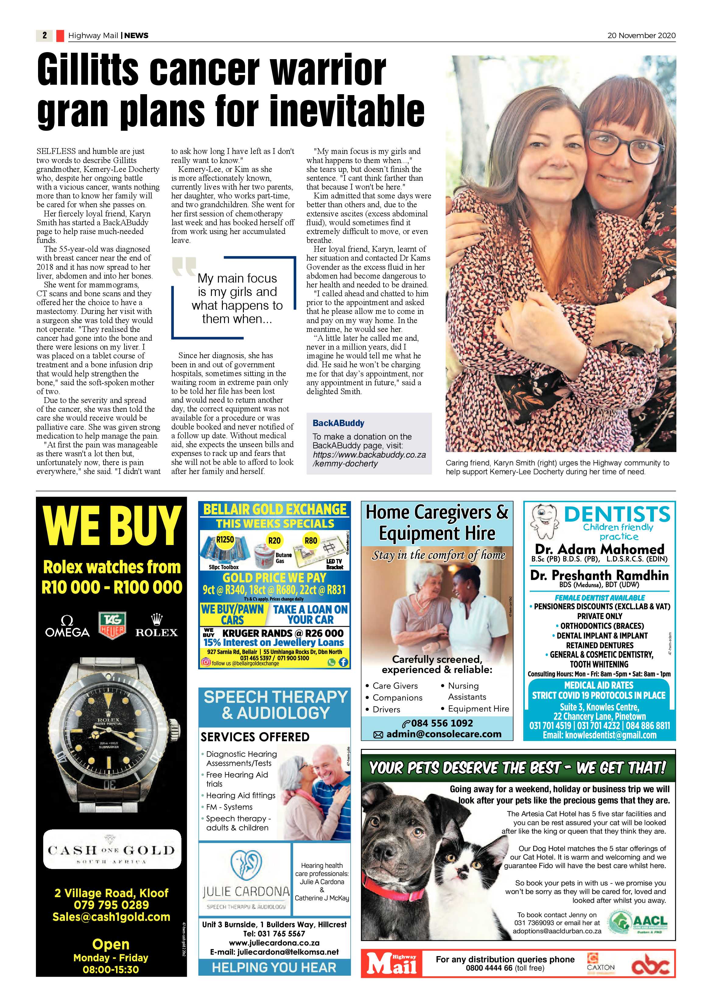 Highway Mail 20 November 2020 page 2