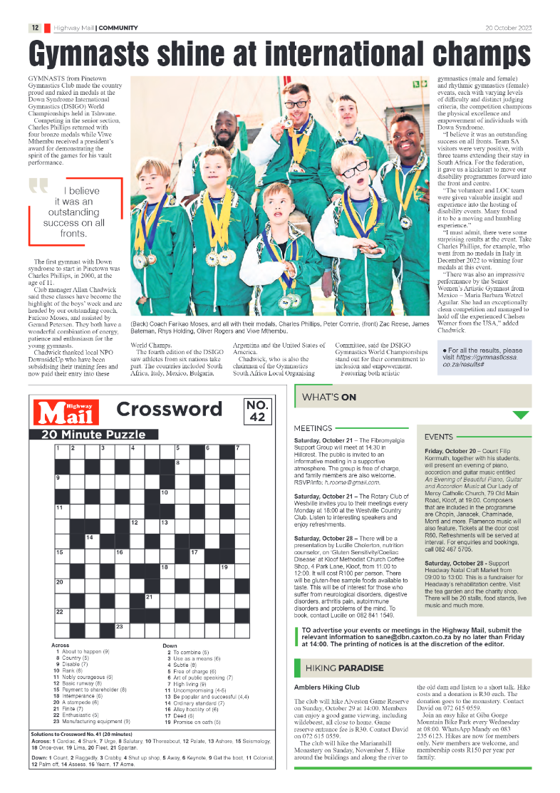 Highway Mail 20 October 2023 page 12