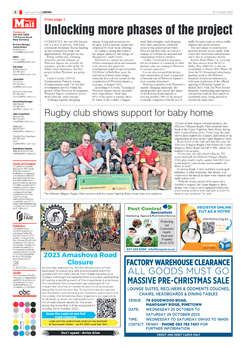 Highway Mail 20 October 2023 page 2