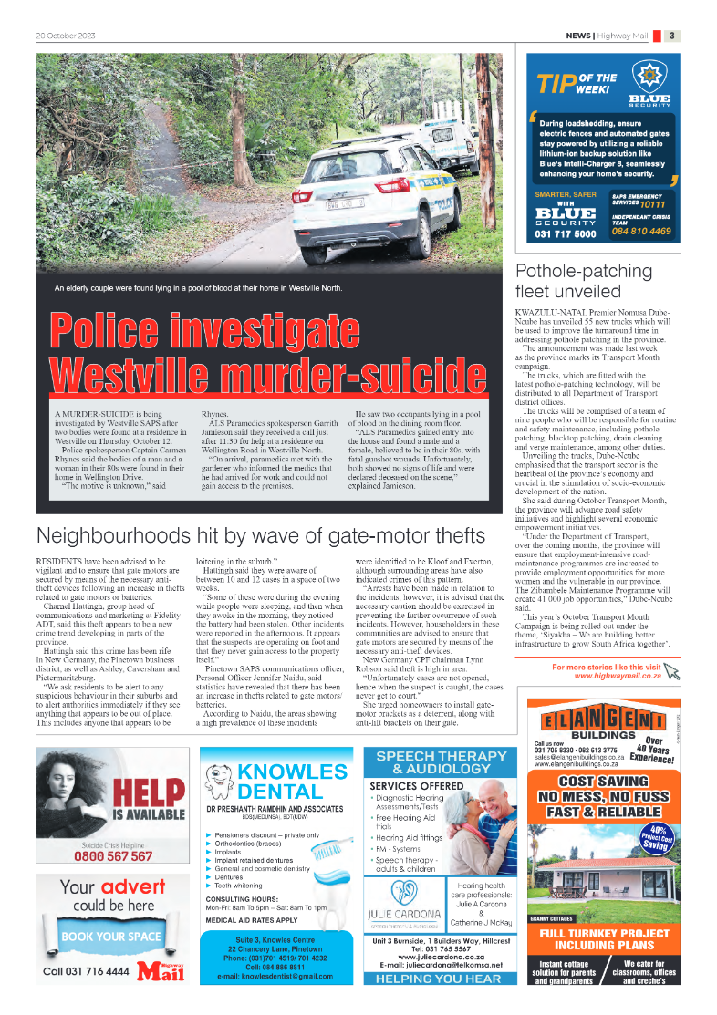 Highway Mail 20 October 2023 page 3