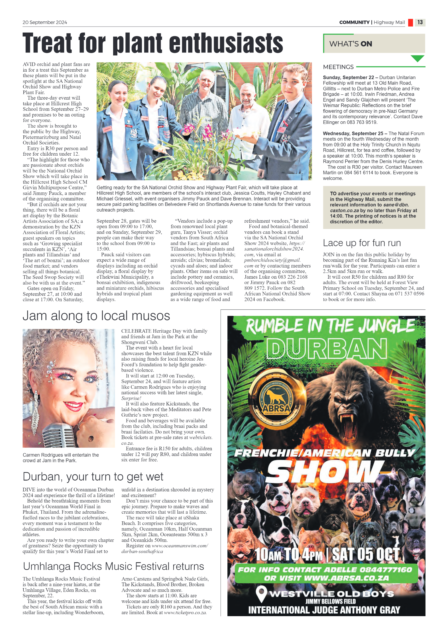 Highway Mail 20 September 2024 page 13