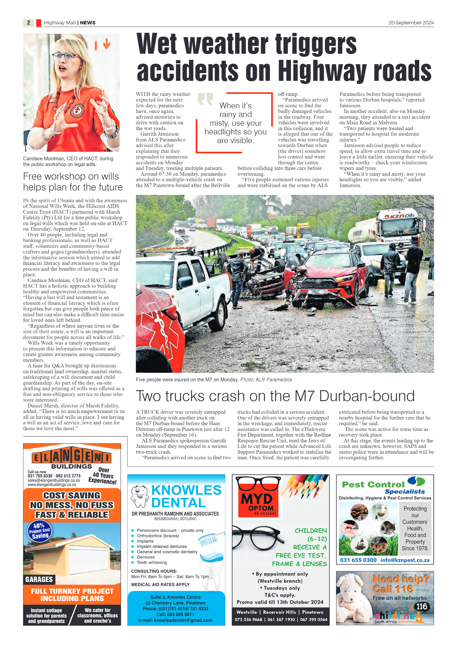 Highway Mail 20 September 2024 page 2