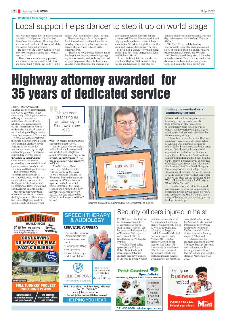 Highway Mail 21 April 2023 page 2