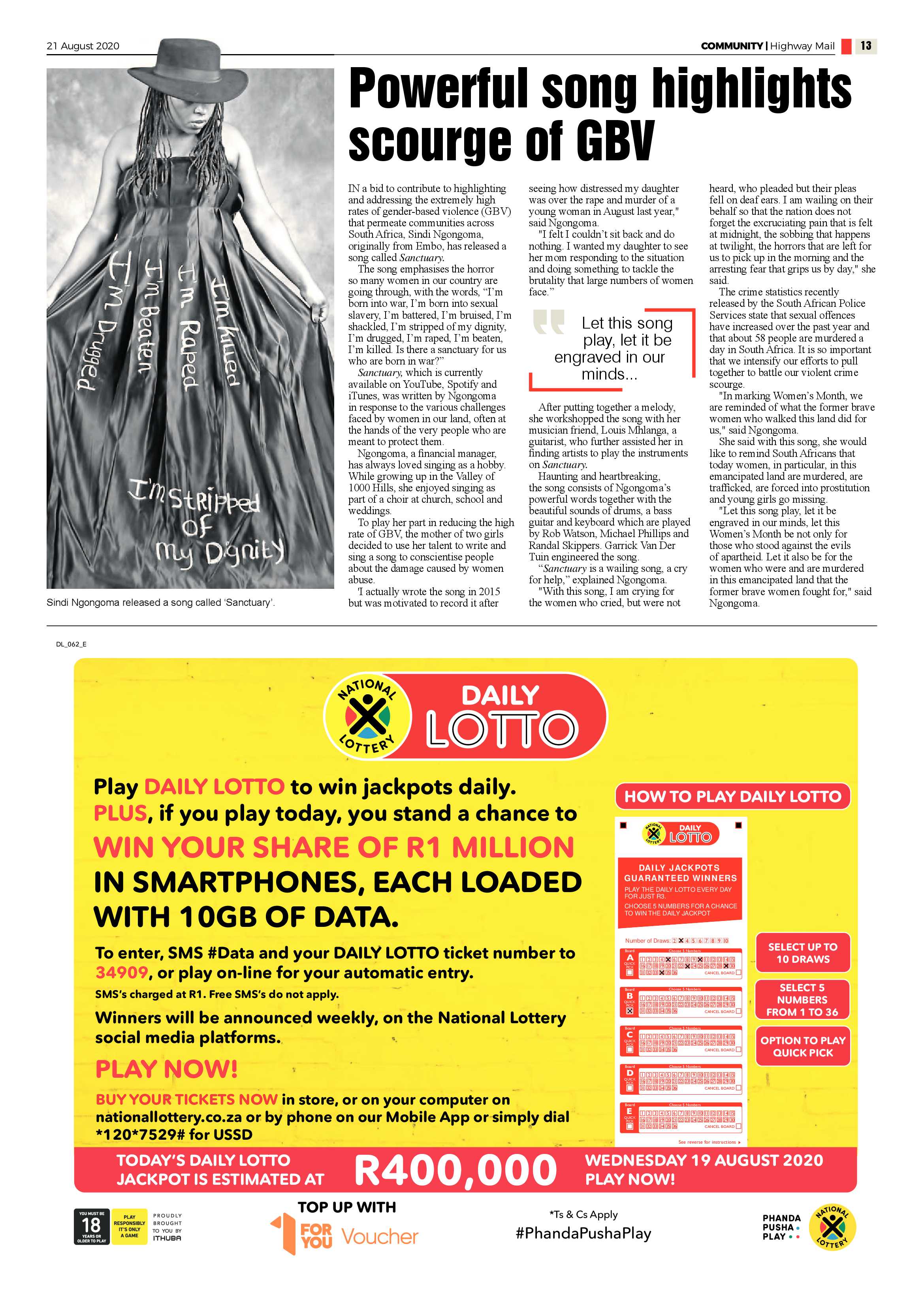 Highway Mail 21 August 2020 page 13
