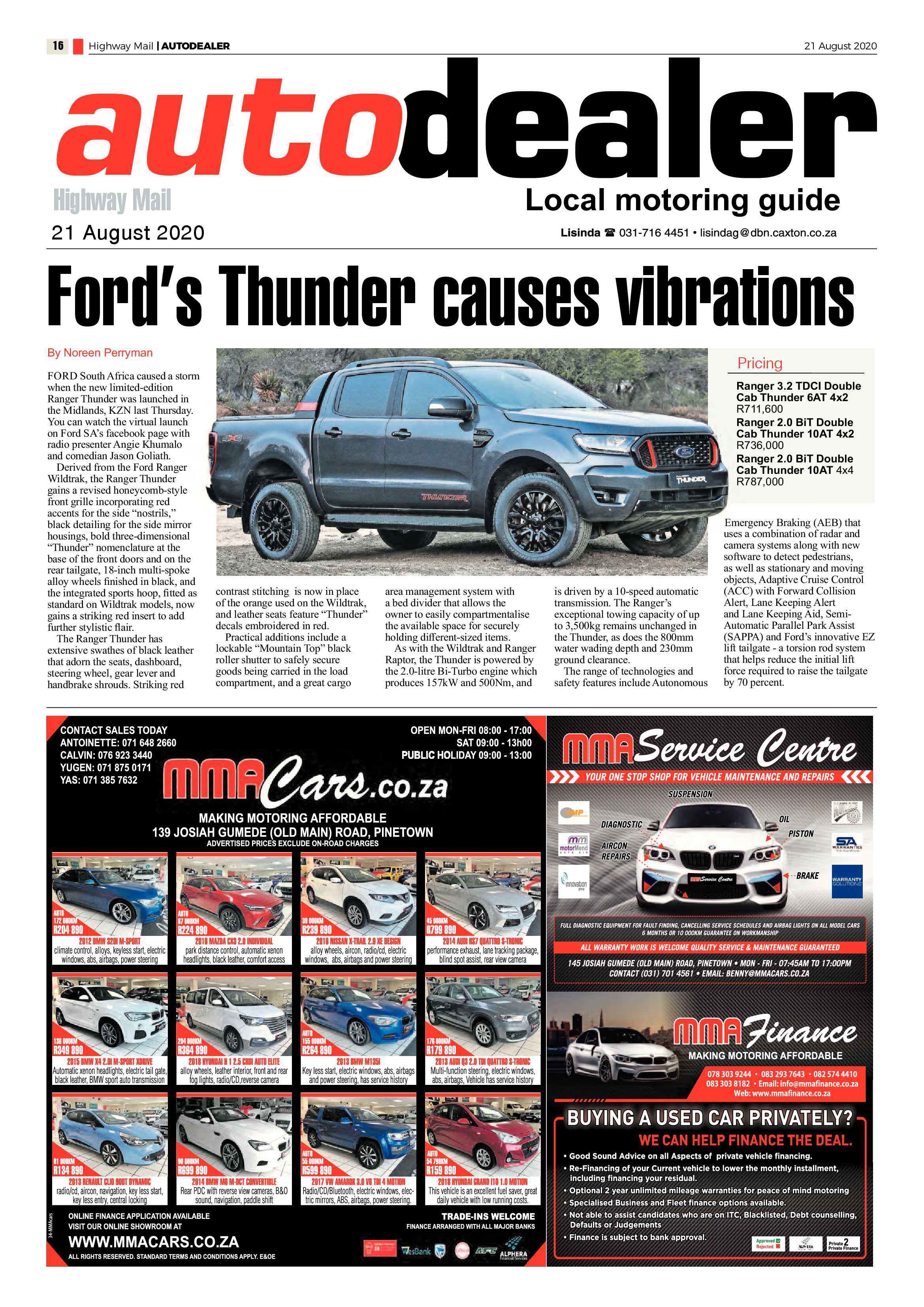 Highway Mail 21 August 2020 page 16