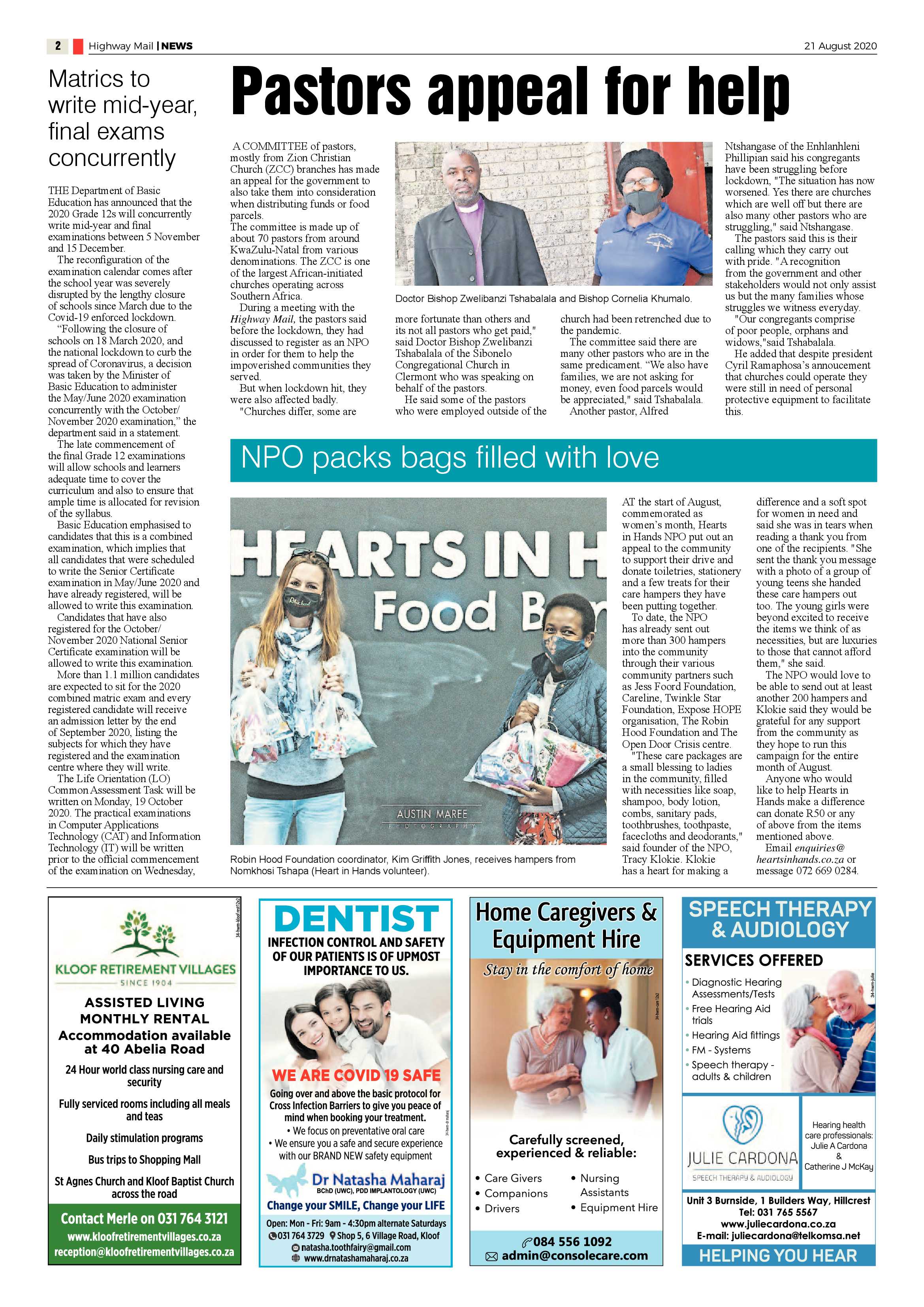 Highway Mail 21 August 2020 page 2
