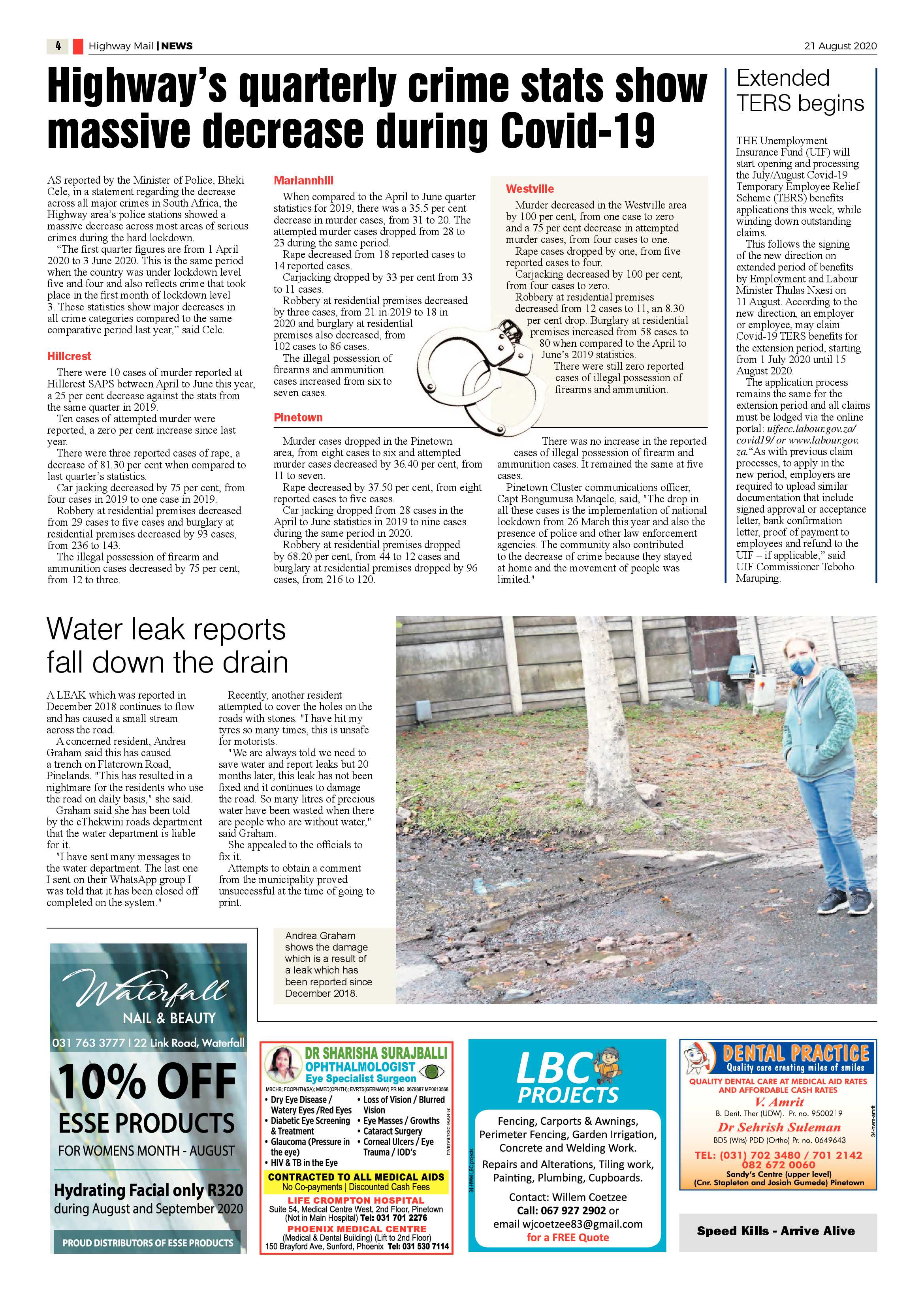 Highway Mail 21 August 2020 page 4