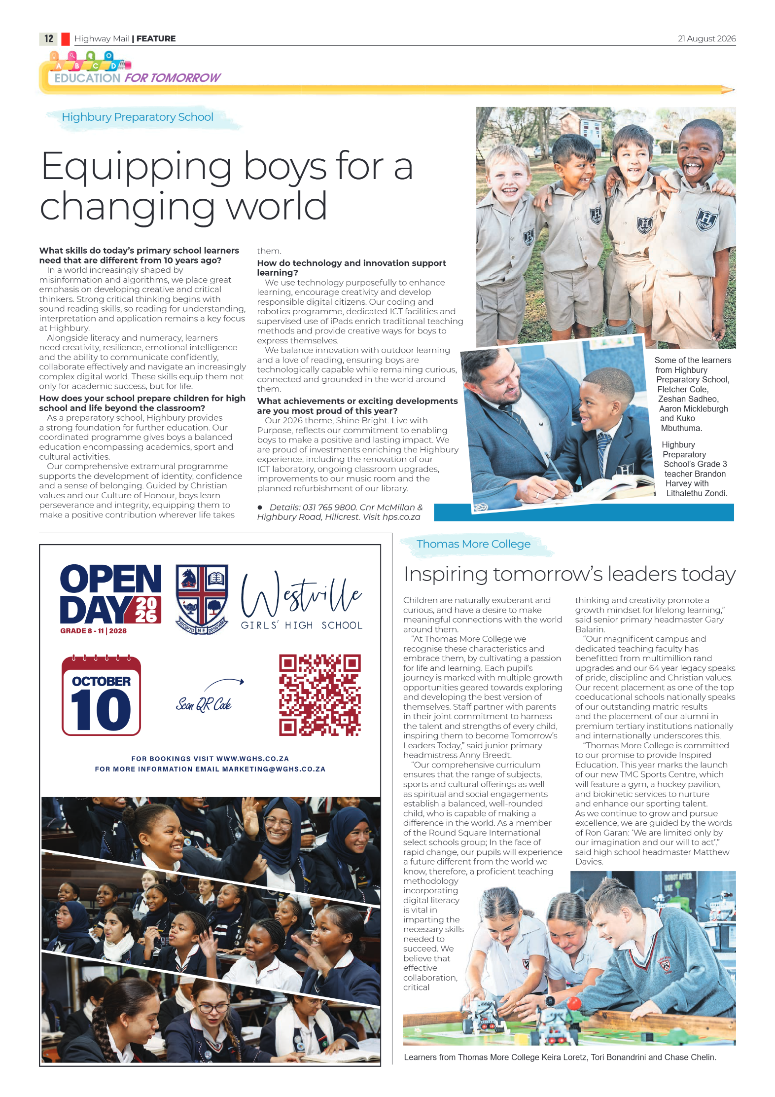 Highway Mail 21 August 2026 page 12