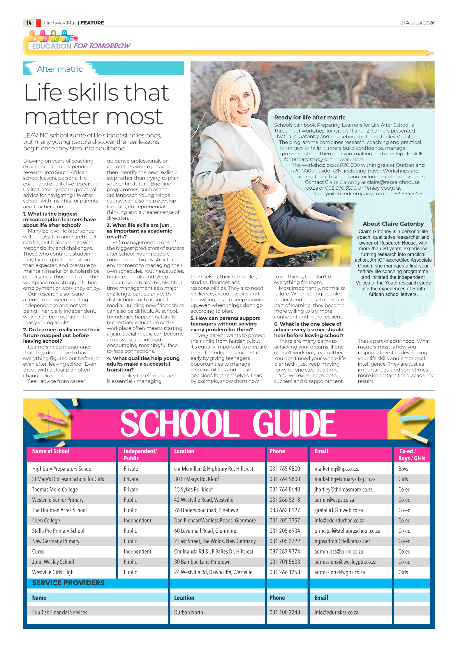 Highway Mail 21 August 2026 page 14